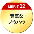 豊富な
ノウハウ